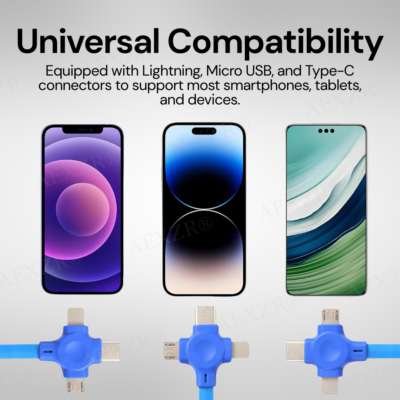 AEXZR® 3 in 1 Charging Cable Roll