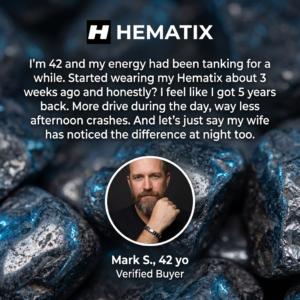 HEMATIX magnetic hematite bracelet