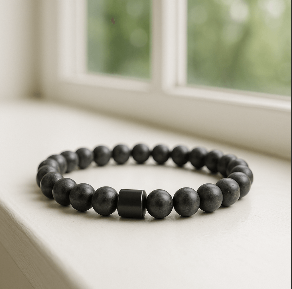 Nuvelliana™ Anti Smoke Bracelet with adjustable matte wristband and inner magnetic side