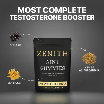 Zenith gummies with ashwagandha and sea moss