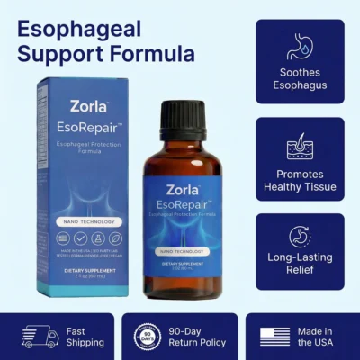 Zorla EsoRepair Esophageal Protection Formula with zinc L-carnosine and slippery elm