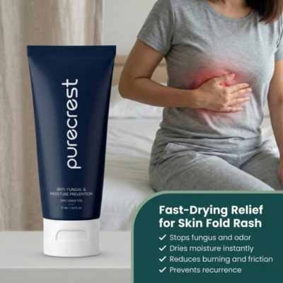 Purecrest Anti-Fungal & Moisture Prevention Cream for daily moisture-prone skin care