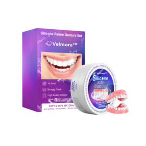 Velmora Silicone Reline Denture Set with thermoplastic base