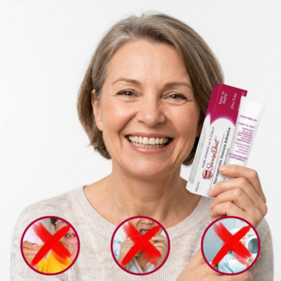 SecuraDent™ Thermoplastic Denture Adhesive featuring a zinc-free thermoplastic paste