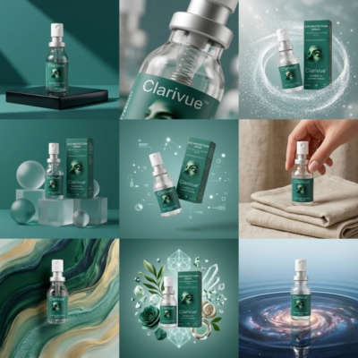 Clarivue Eye Protection Spray with a fine mist nozzle for controlled application