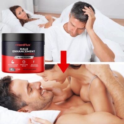 HardFlux™ Male Enhancement Gummies featuring Maca Root Extract in a botanical formula