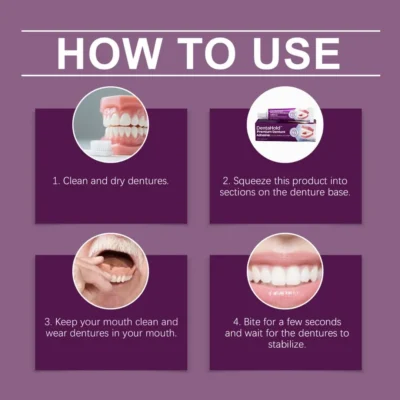 DentaHold thermoplastic denture adhesive gel