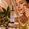 Luxevéria Organic Castor Oil 3-in-1 Roller Ball Applicator