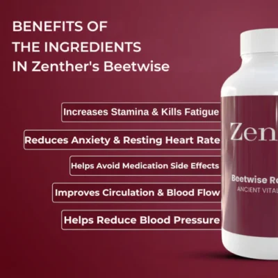 Zenther's Beetwise Root Formula featuring plant-based Beetroot Extrac
