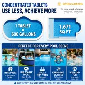 RZXEA pool care tablets