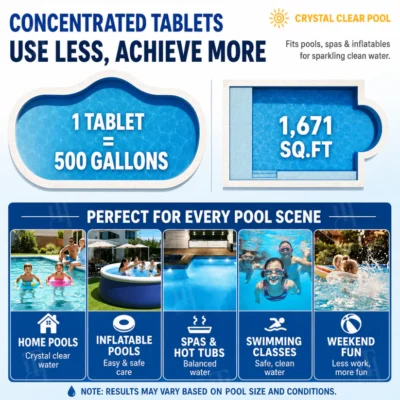 RZXEA pool care tablets