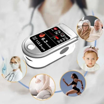 Tiworld™ Profesional 3in1 Glucose & Vital Signs Monitor connected to a smartphone via Bluetooth