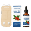 BalanceVie Castor Oil Packet Kit met katoenen kompres en verstelbare banden