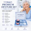 GGVBEAUTY Premium Denture Set with a compact storage case