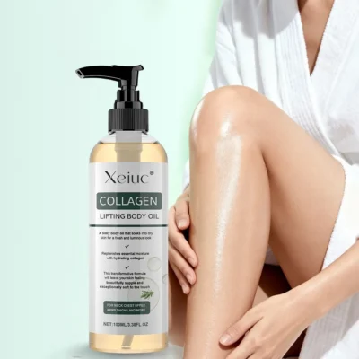 Xeiuc® Collagen Oil featuring a lightweight nourishing oil formula