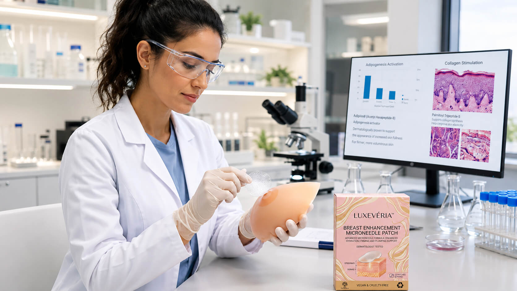 Luxevéria Breast Enhancement Microneedle Patch