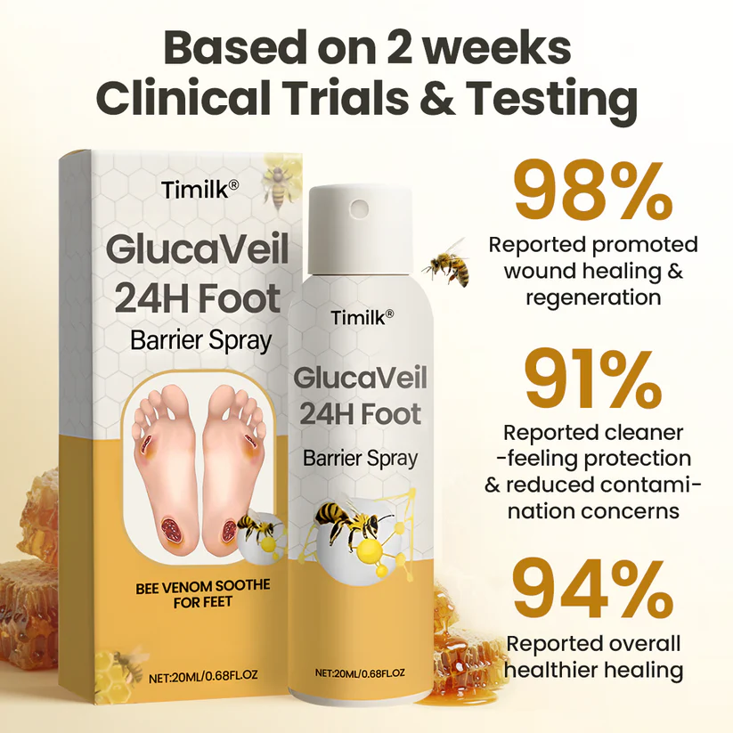 Timilk® GlucaVeil 24H Foot Barrier Spray