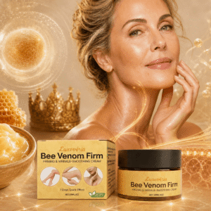 Luxevéria® Bee Venom Firm Firming & Wrinkle-Smoothing Cream used in a daily face care routine