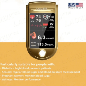 LaozikTM Bluetooth vital signs monitor