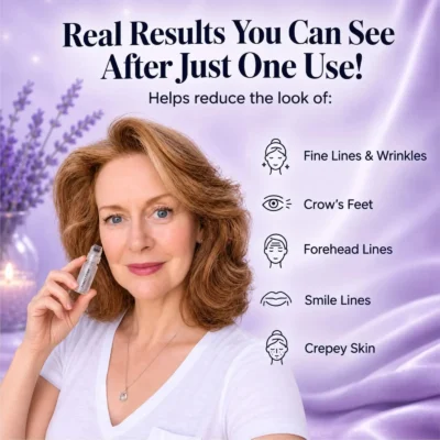 Luxevéria® Nano Glow Anti-Aging Serum micro-roller applicator