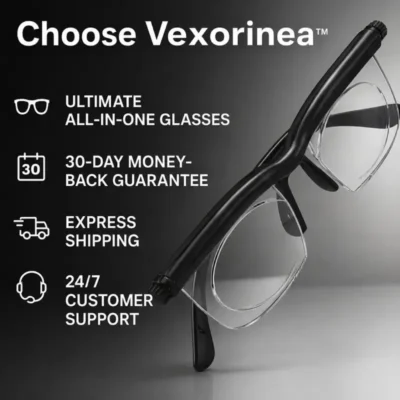 Vexorinea Adjustable Lens Eyeglasses