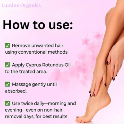Lumine Organics Cyperus rotundus grooming oil