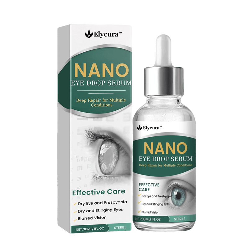 Elycura™ NANO Eye Drop Serum used as part of a daily personal care routine