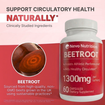 Premium Beetroot Capsules To Support Natural Energy & Vitality