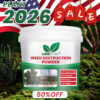 LIMETOW® Weed Destruction Powder container with easy-pour packaging
