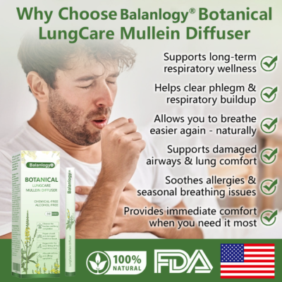 Balanlogy® Botanical LungCare Mullein Diffuser