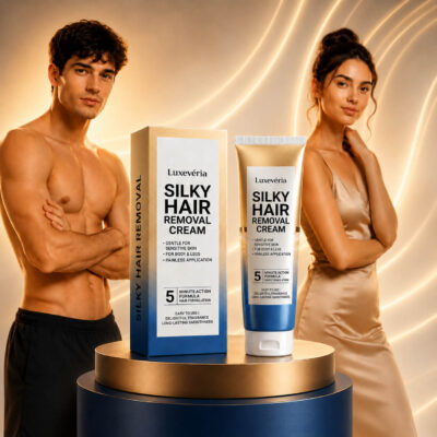 Luxevéria Silky Hair Removal Cream smooth texture