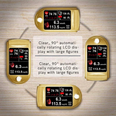 LaozikTM Professional 12in1 Glucose & Vital Signs Monitor
