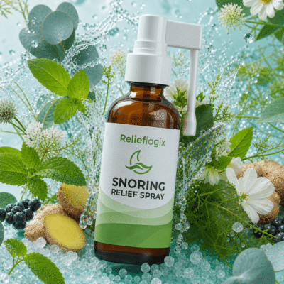 Relieflogix Anti-Snoring Spray for nighttime wellness