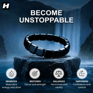 HEMATIX® HEMATITE BRACELET with Brazilian hematite beads