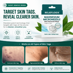 Relieflogix magnesium microneedle skin patch