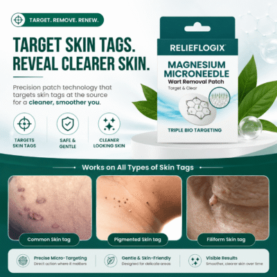 Relieflogix magnesium microneedle skin patch