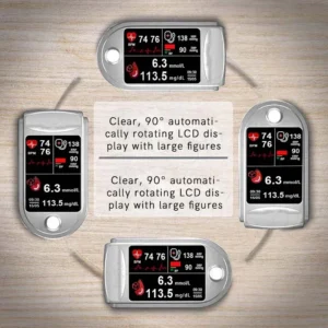 Tiworld™ Profesional 3in1 Glucose & Vital Signs Monitor portable fingertip wellness tracker