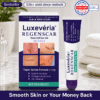 Luxevéria® ReGenScar Stem Cell Scar Gel applied to scarred skin
