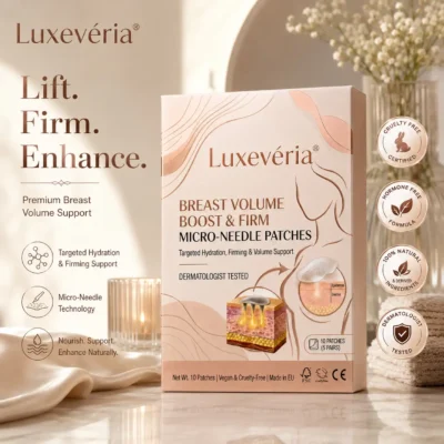 Luxevéria® Targeted Breast Enhancement Advanced Nano Microneedle Patch breast enhancement patch packaging