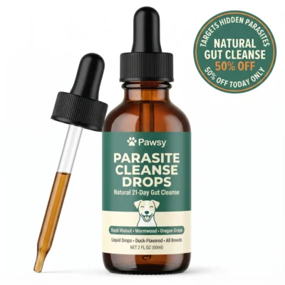 Pawsy™ Parasite Cleanse Drops for daily digestive wellness support