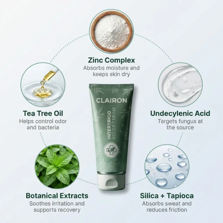 Clairon skin fold relief cream