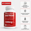 Organic beetroot capsules with 1300mg per serving