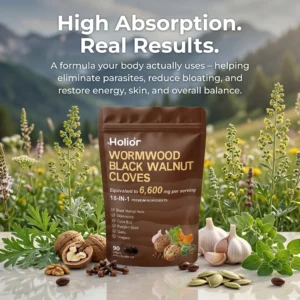 Holior Wormwood Black Walnut Cloves softgels