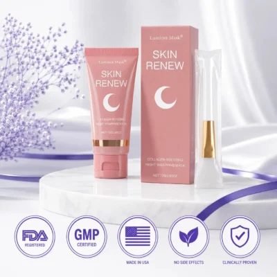 Lumiéra Mask® Skin Renew Night Wrapping Mask with niacinamide and sodium hyaluronate