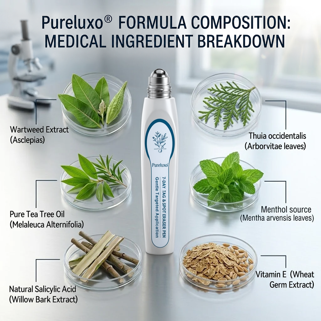 Pureluxo® Rollerball Pen with salicylic acid and tea tree oil