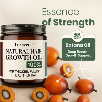 Luxevéria® Natural Hair Growth Oil for scalp and hair nourishment