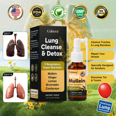 Celsiora® Mullein Spray with mullein leaf extract and ginger root