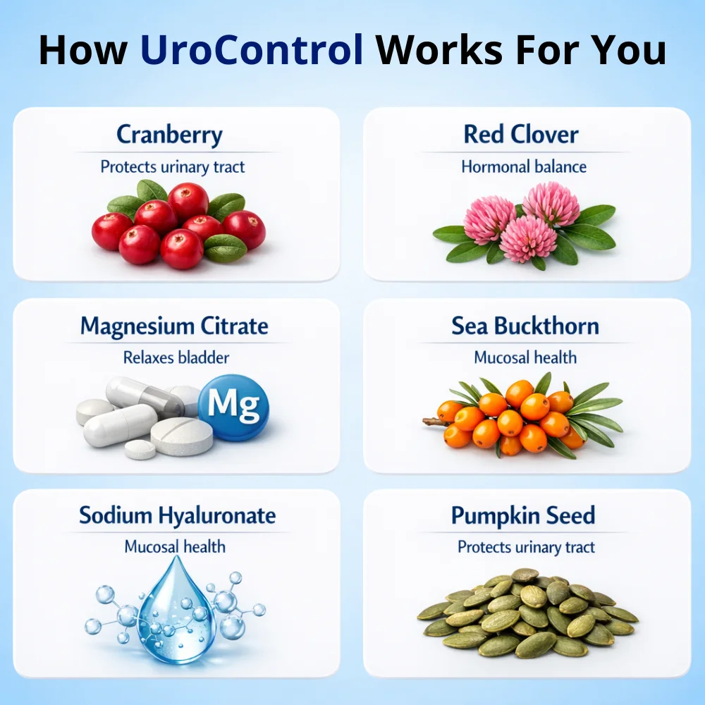 Lovy UroControl with red clover and sea buckthorn