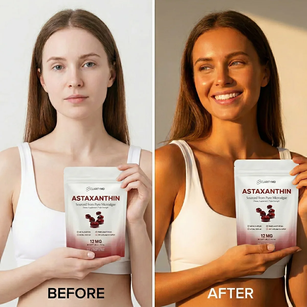 ClarityMD Astaxanthin dietary supplement