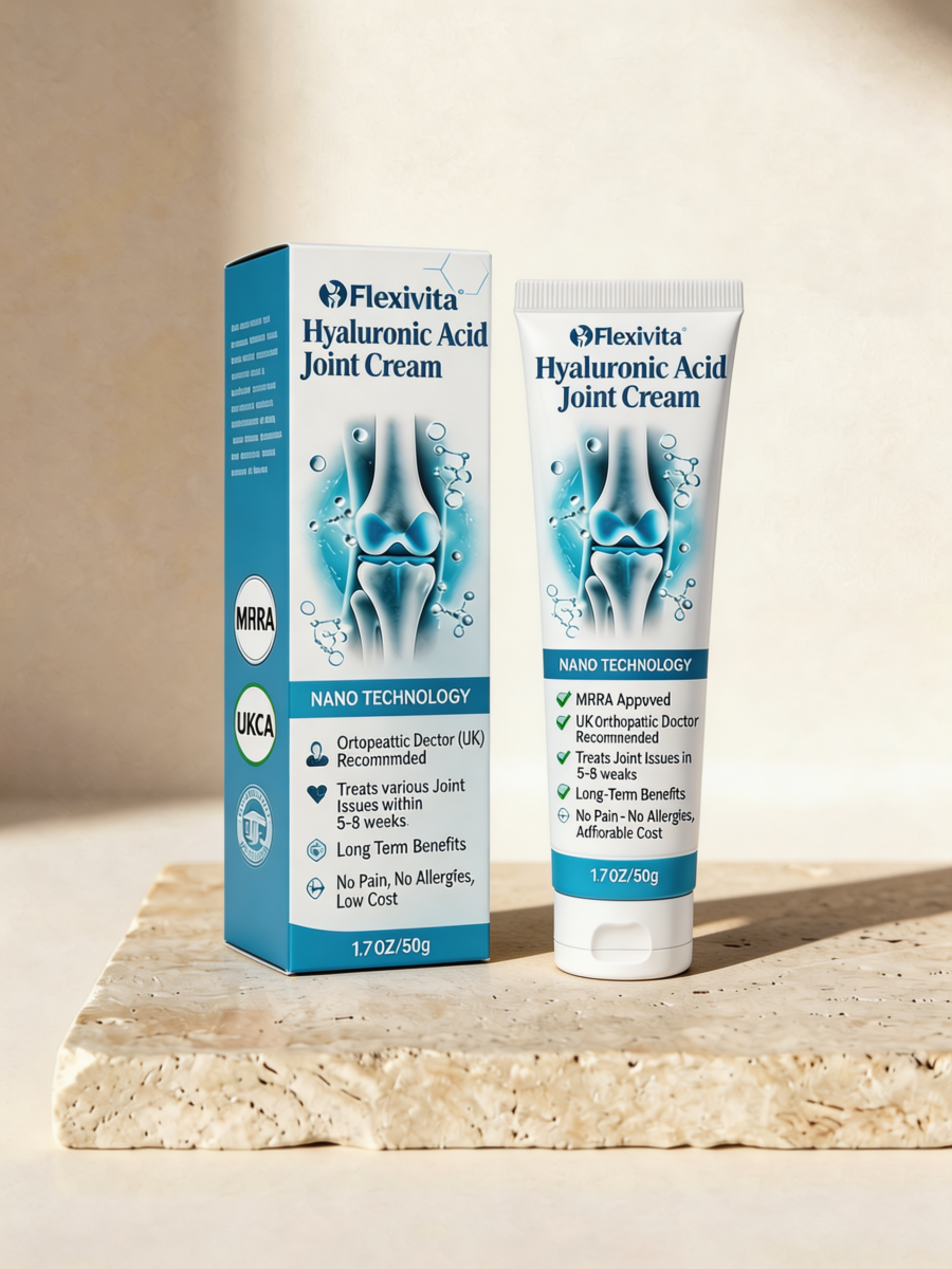 Flexivita® Hyaluronic Acid Joint Cream with Turmeric extract and Bee Venom